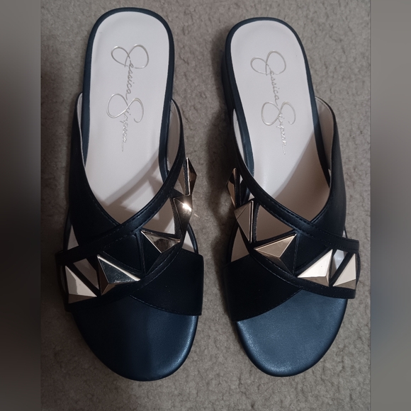 JESSICA SIMPSON MADRIE SANDAL SLIDE - Picture 4 of 6